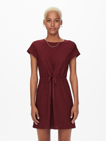 Robe 'SONIA' ONLY en marron : devant