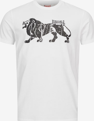 LONSDALE Shirt in White: front