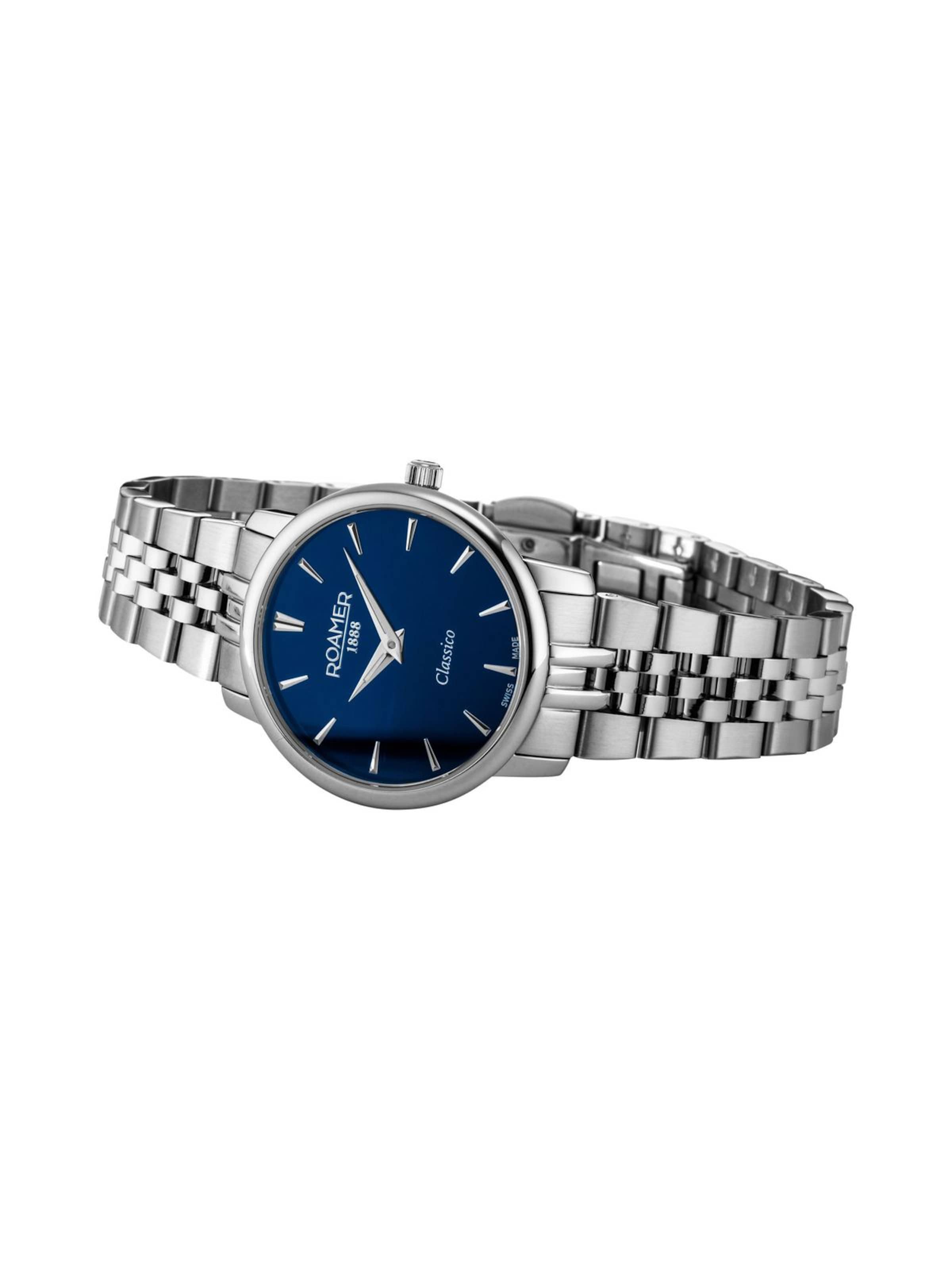 Montre à affichage analogique Roamer en bleu