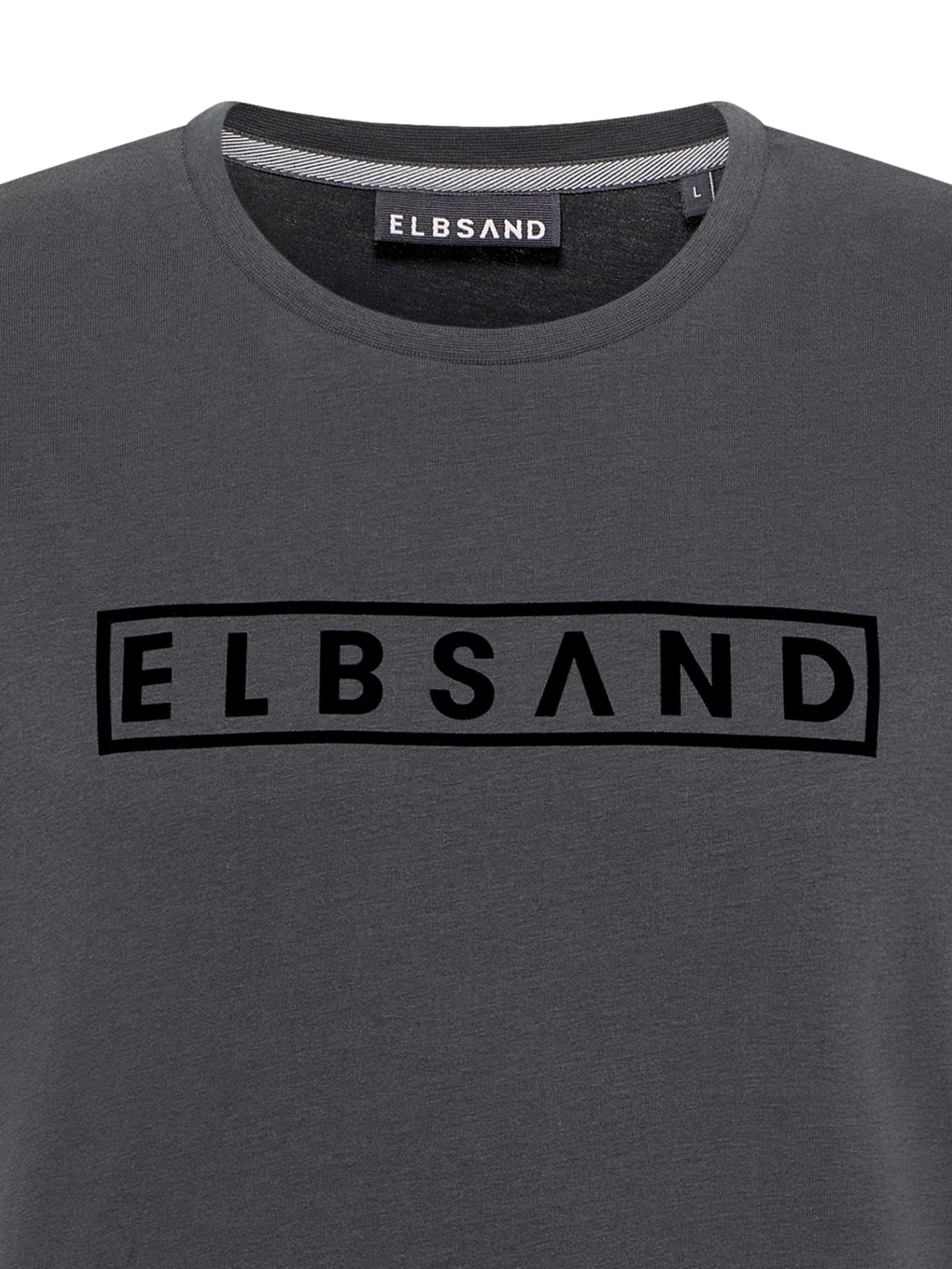 Elbsand Tričko 'Finn' - Sivá
