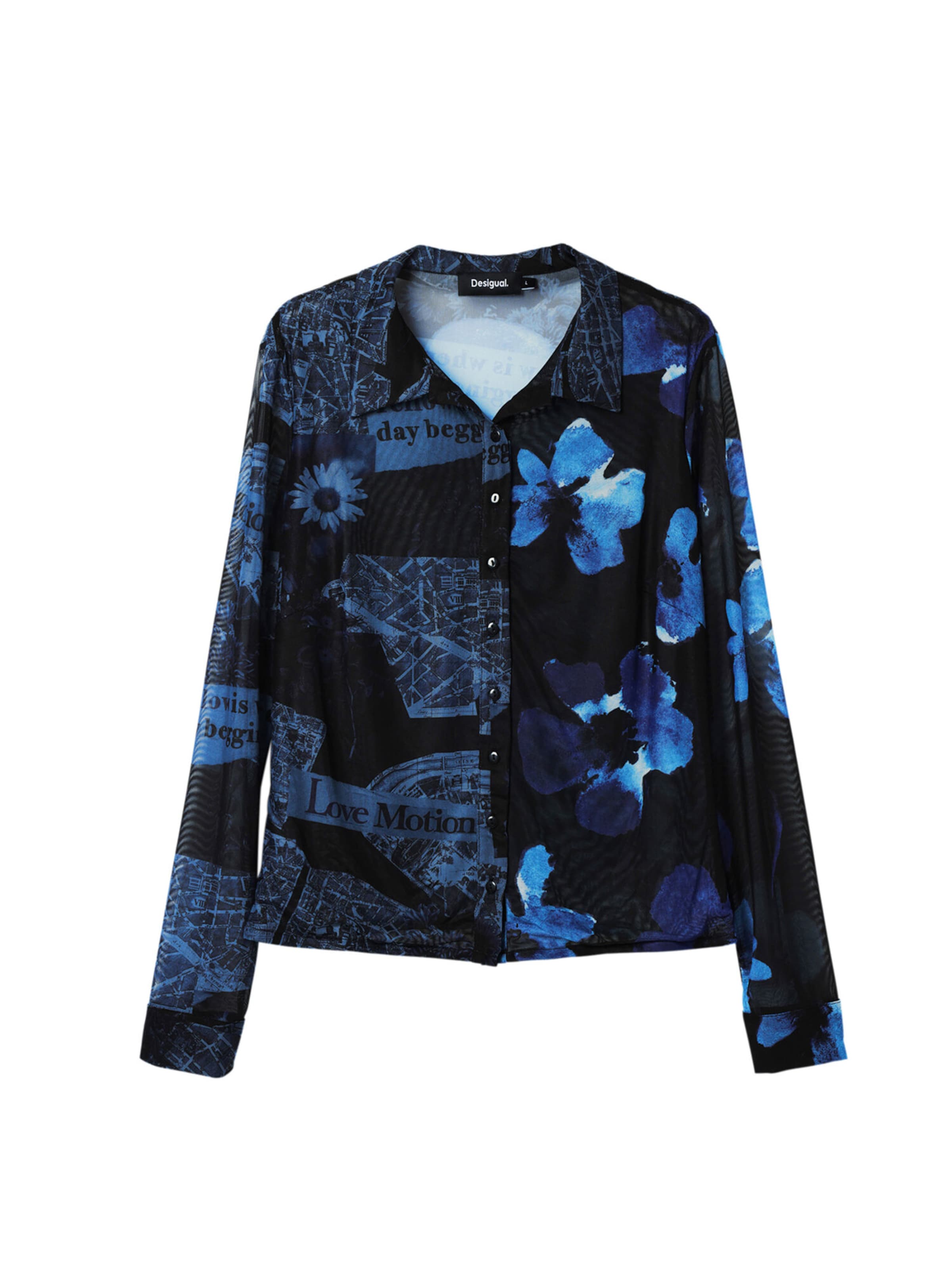 Blouse desigual bleue deals