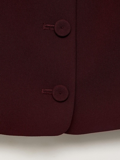 MANGO Anzugweste 'IGUANA' in bordeaux, Produktansicht