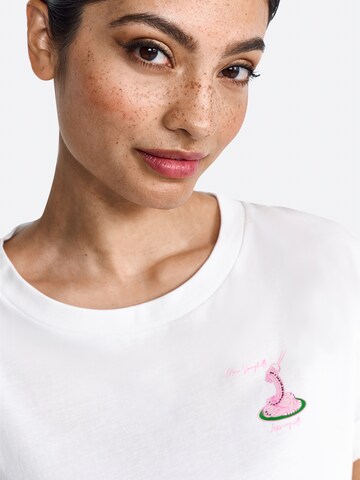 T-shirt Rich & Royal en blanc