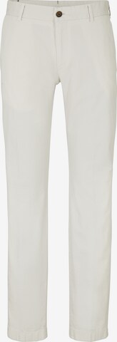 Coupe slim Pantalon 'Hank' JOOP! en blanc : devant