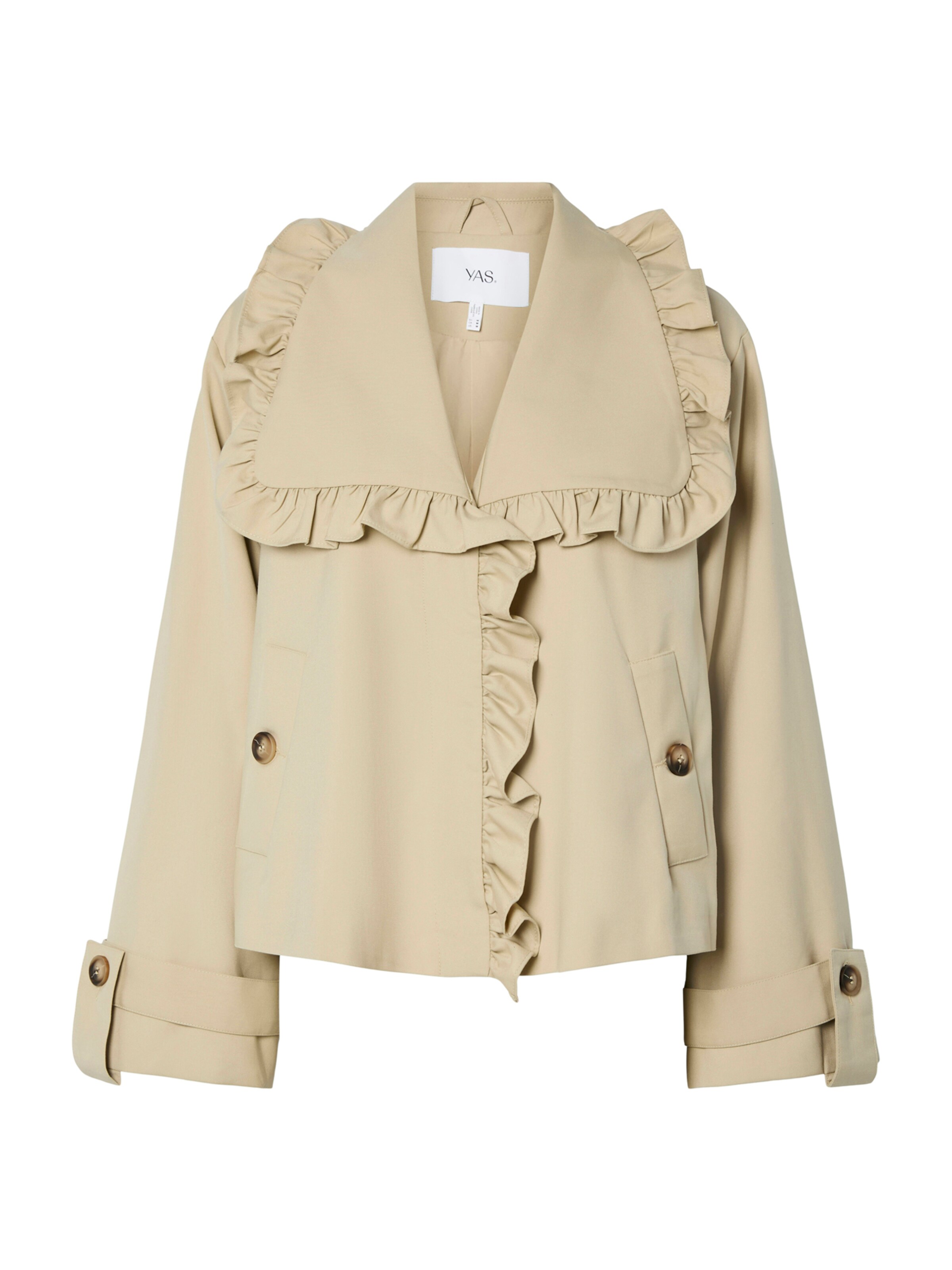 YAS Tussenjas 'YASElsana' in Beige: voorkant