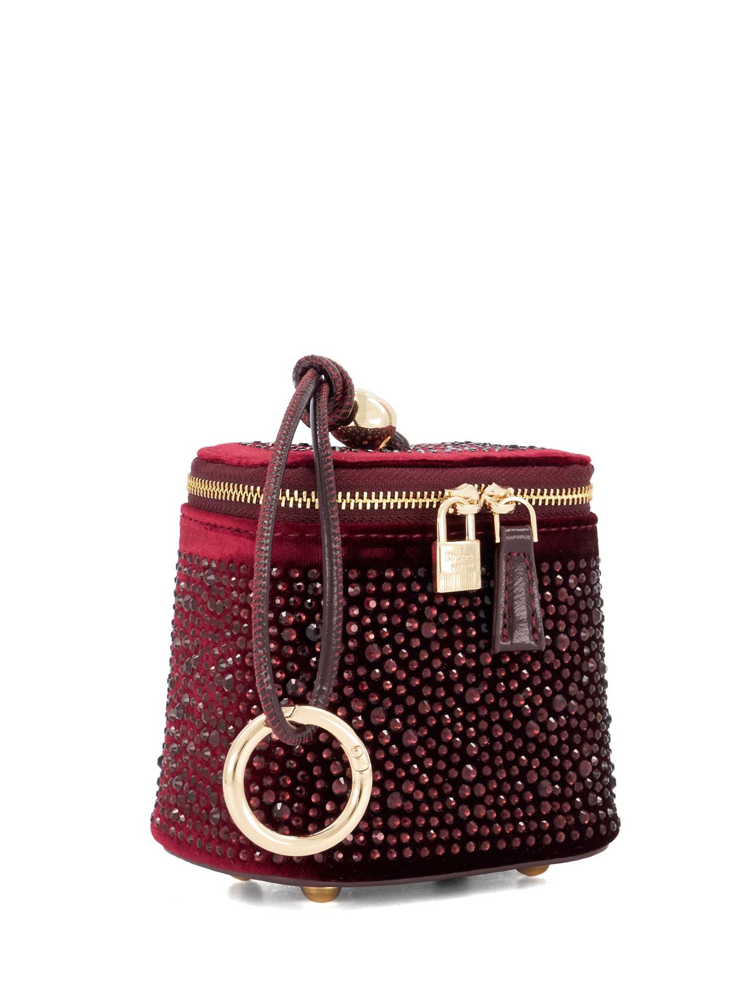 Dune LONDON Clutch 'Surround' in Rood