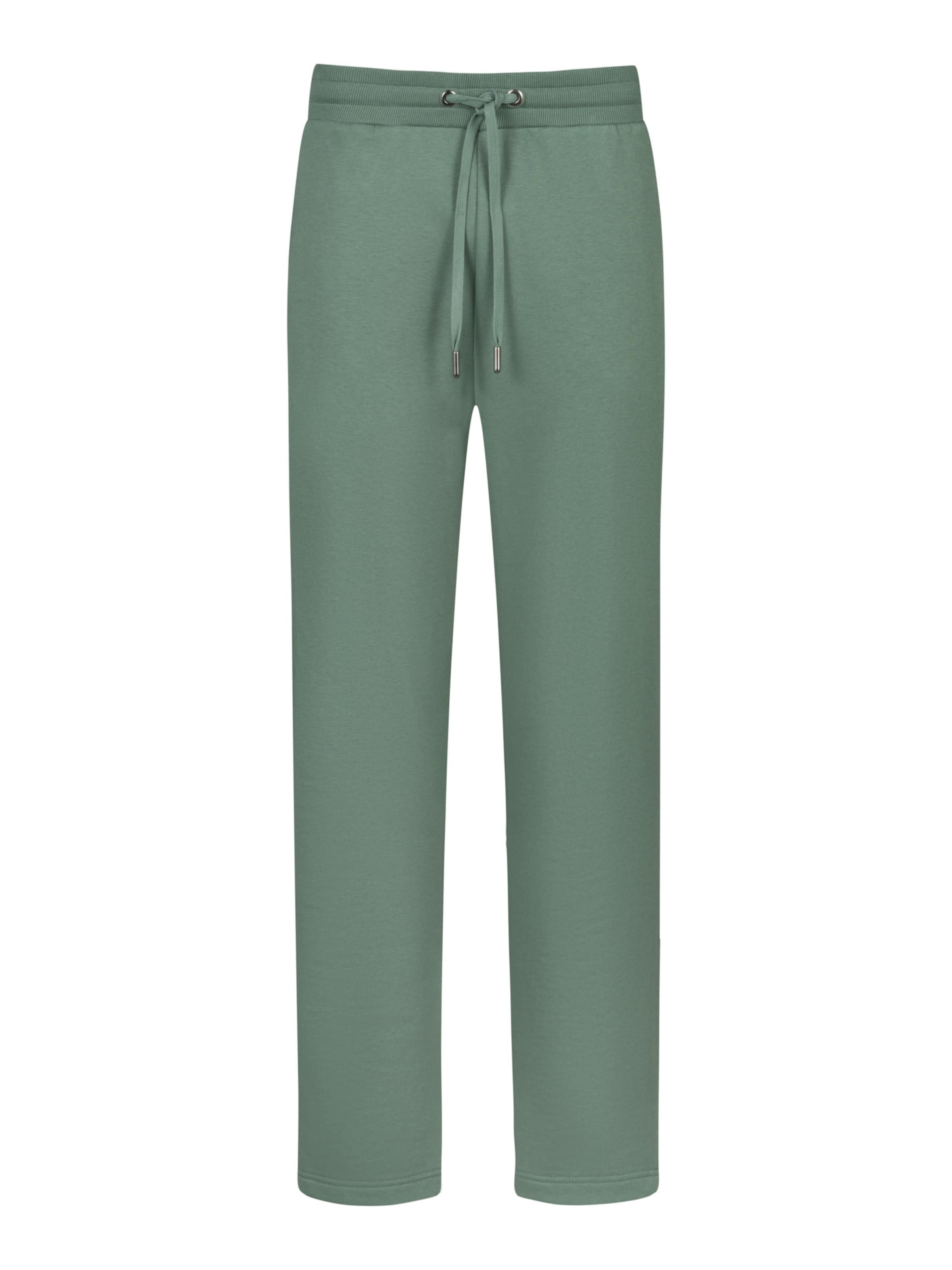 Mey Regular Hose 'Terry Essentials' in Grün: Vorderseite