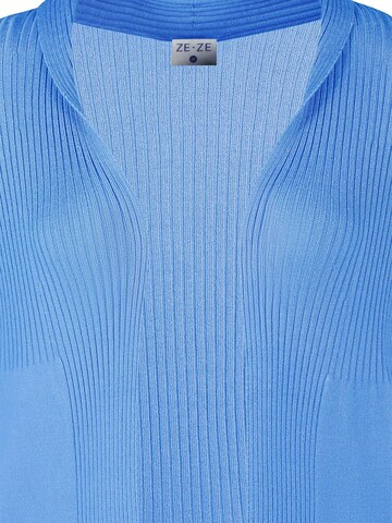 ze-ze Gebreid vest 'Florian 723' in Blauw