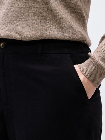ONLY Carmakoma Loose fit Chino Pants 'CARARIS' in Black