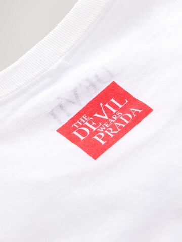 Tricou 'Devil Wears Prada' de la Next pe alb