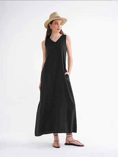 MixRay Kleid 'Maxi'‌‌‌‌‌‌‌‌‌ in 36 in mokka, Produktansicht