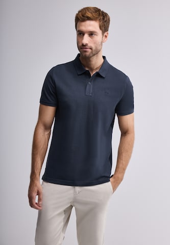 Street One MEN Piquée-Poloshirt in Blau: Vorderseite