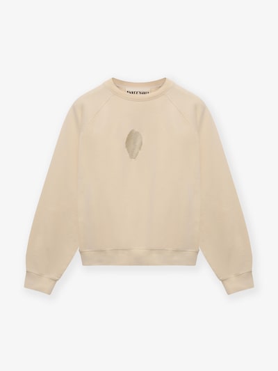 BARRYAN Pull-over oversize en beige, Vue avec produit