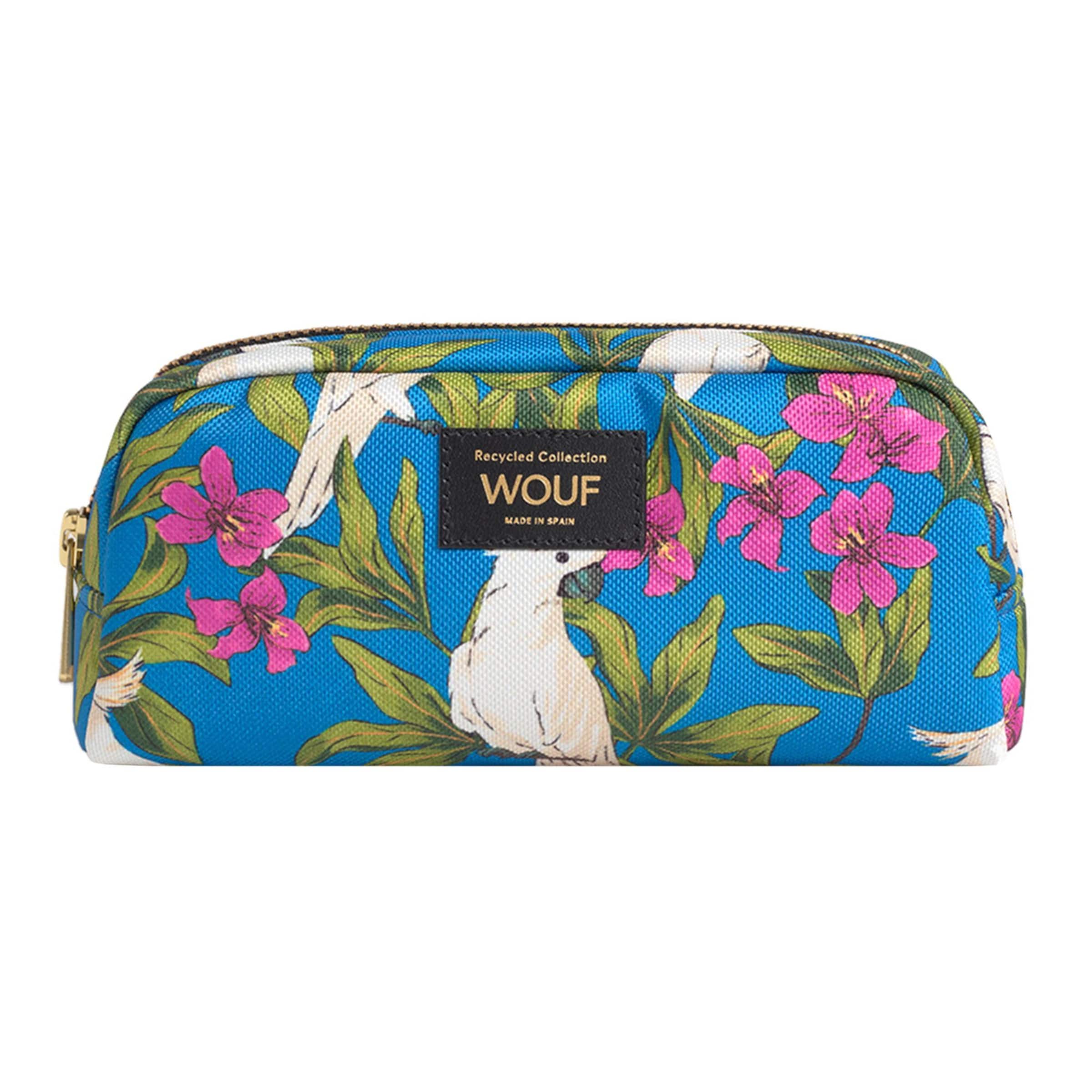 Beauty case di Wouf in blu: frontale