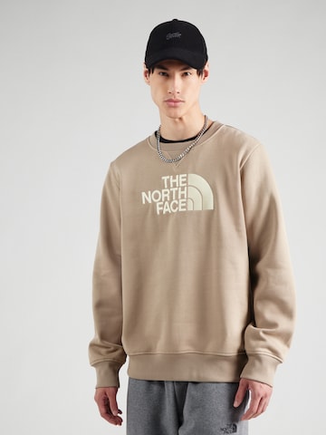Sweat-shirt 'DREW PEAK' THE NORTH FACE en gris : devant