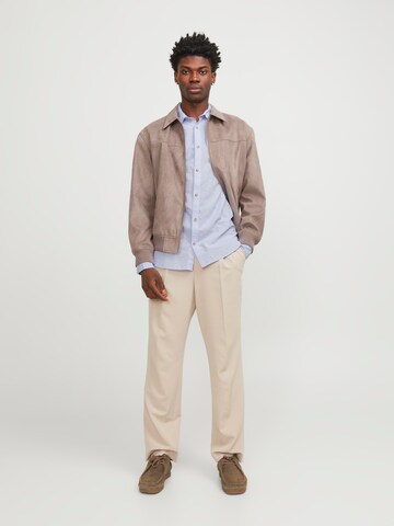 JACK & JONES Comfort fit Button Up Shirt 'JJESummer' in Blue
