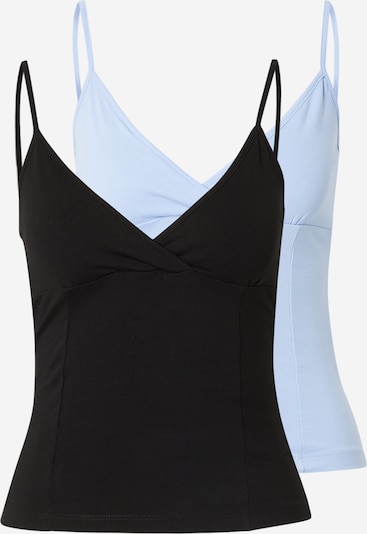 Palaidinė be rankovių 'Lizzy' iš WEEKDAY, spalva – šviesiai mėlyna / juoda, Prekių apžvalga