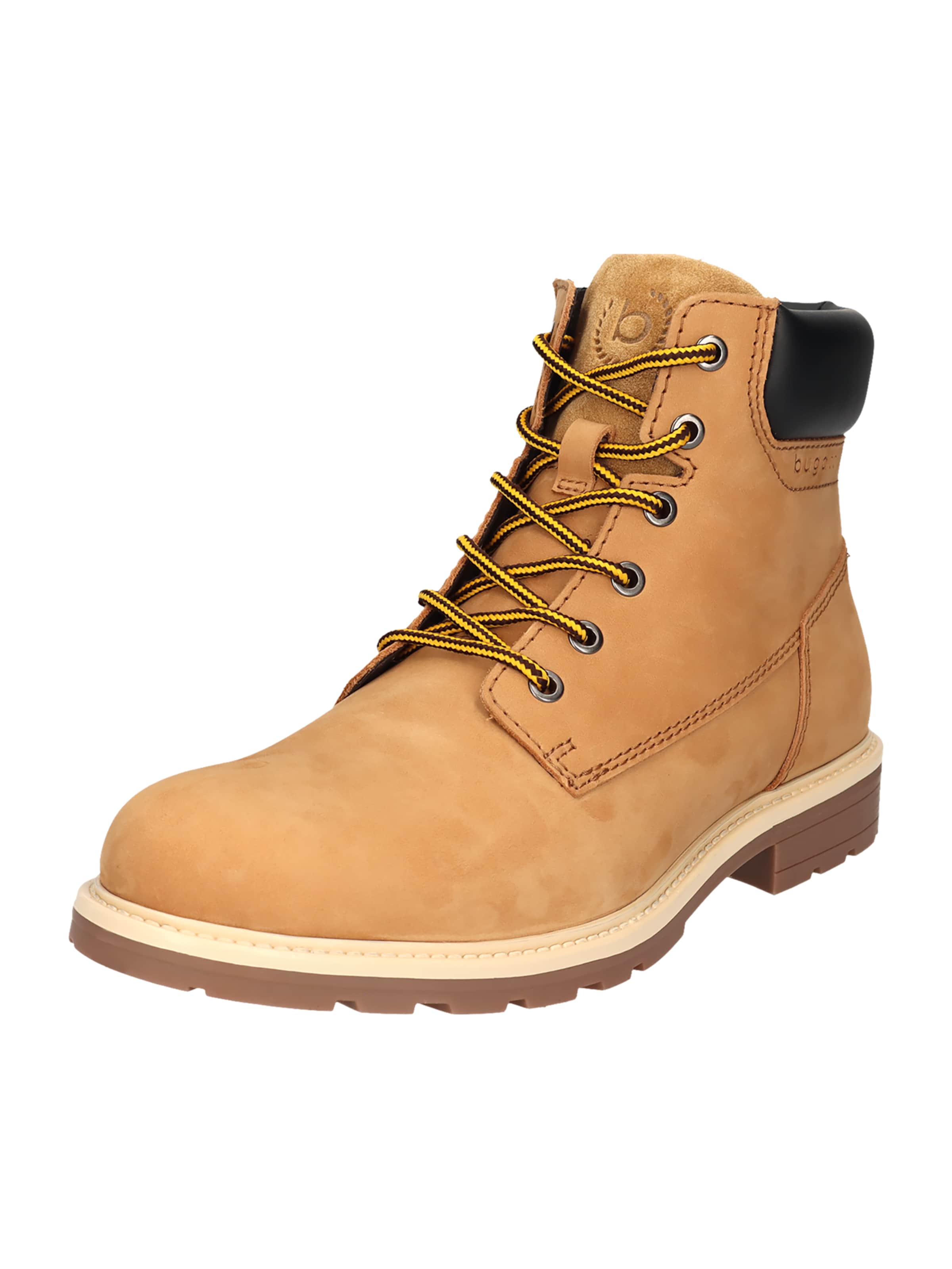 bugatti Nöörsaapad, värv kollane: eest vaates