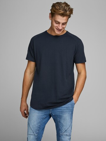 JACK & JONES Regular fit Тениска в синьо: отпред