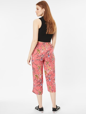 ONLY Wide leg Pleat-Front Pants 'NOVA' in Red