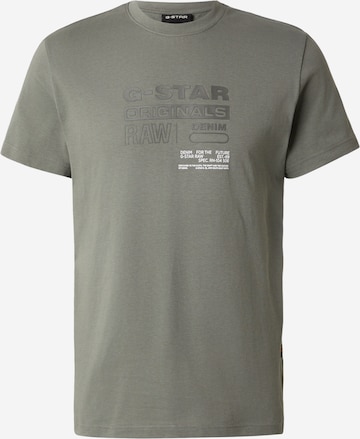 G-STAR - Camisa em verde: frente