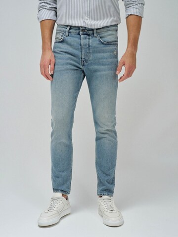Coupe slim Jean 'Slim' Salsa Jeans en bleu : devant