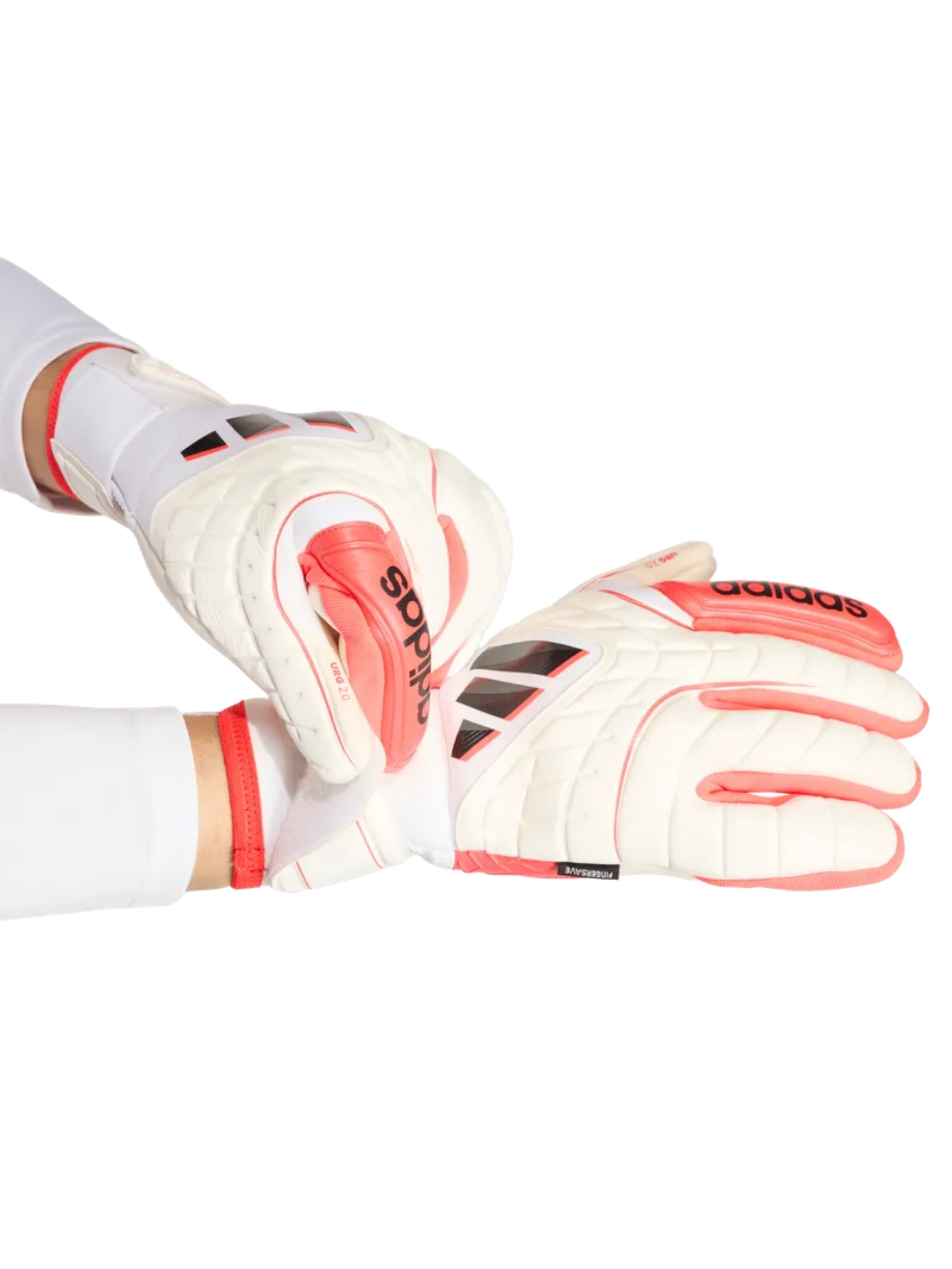 ADIDAS PERFORMANCE Sporthandschuhe 'Copa Pro Fingersave Born for Goals'‌‌‌‌‌‌‌‌‌ in Weiß
