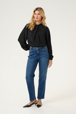 CULTURE Tapered Jeans i blå