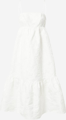 Robe 'Lizette' Gina Tricot en blanc : devant