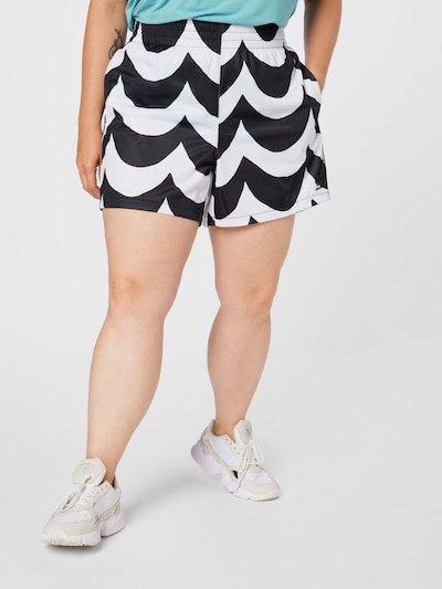 Pantaloni ADIDAS ORIGINALS pe negru / alb, Vizualizare model