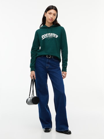 Felpa 'ESS' di Tommy Jeans in verde