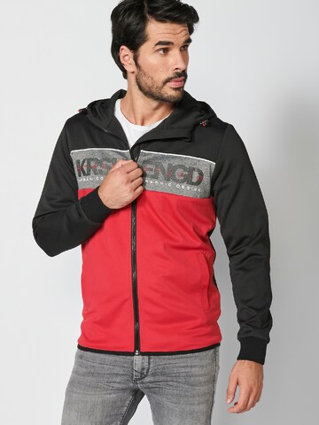 KOROSHI Between-Season Jacket in Red