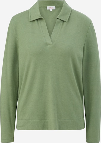 s.Oliver Shirt in Groen: voorkant