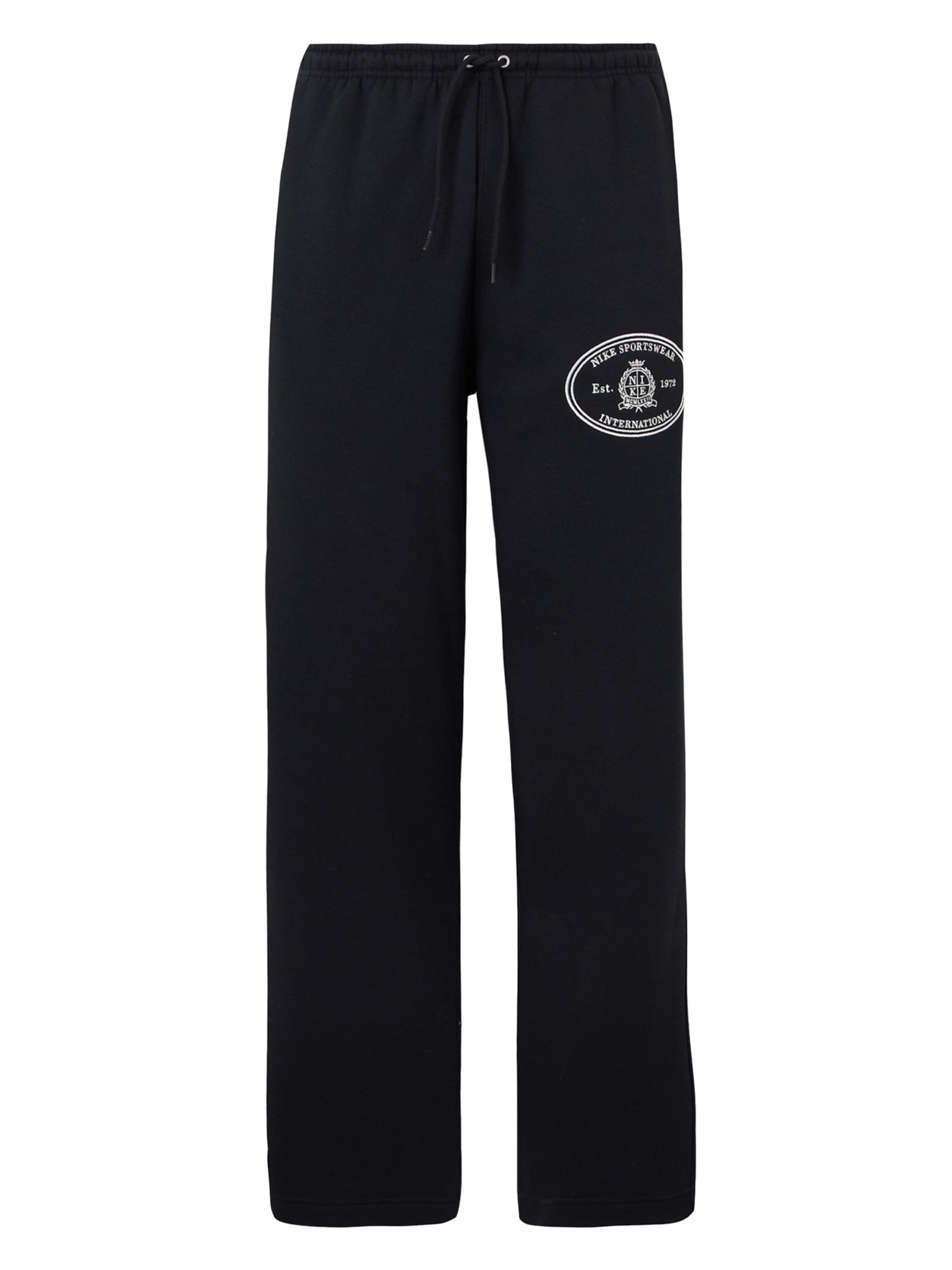 Nike Sportswear Bukser 'Club' i 29-30 i sort / hvid, Produktvisning