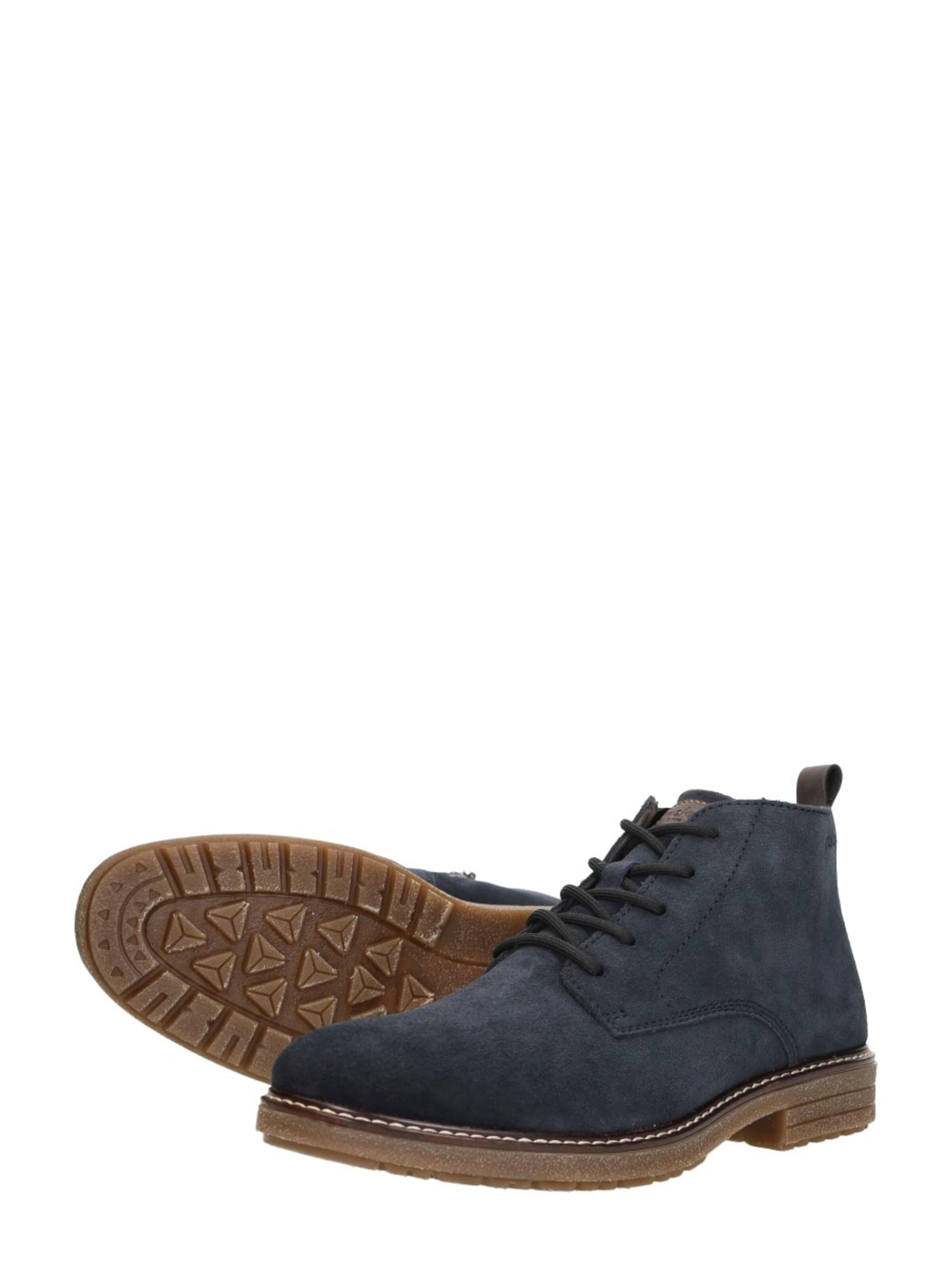 Bottes à lacets 'Veterschoenen Hoog' Rieker en bleu