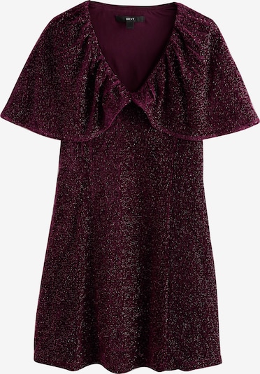 Next Robe de cocktail en 38 en bordeaux, Vue avec produit