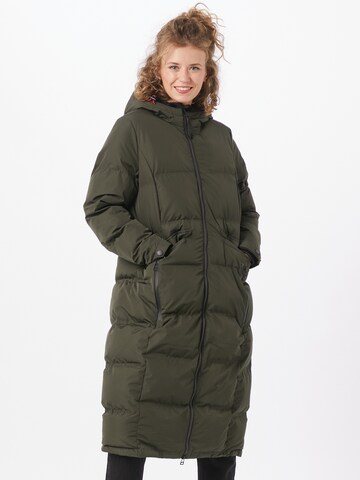 KILLTEC Outdoor Coat 'Vogar' in Green: front