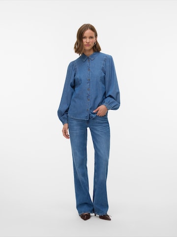 Chemisier 'VMSITTA' VERO MODA en bleu