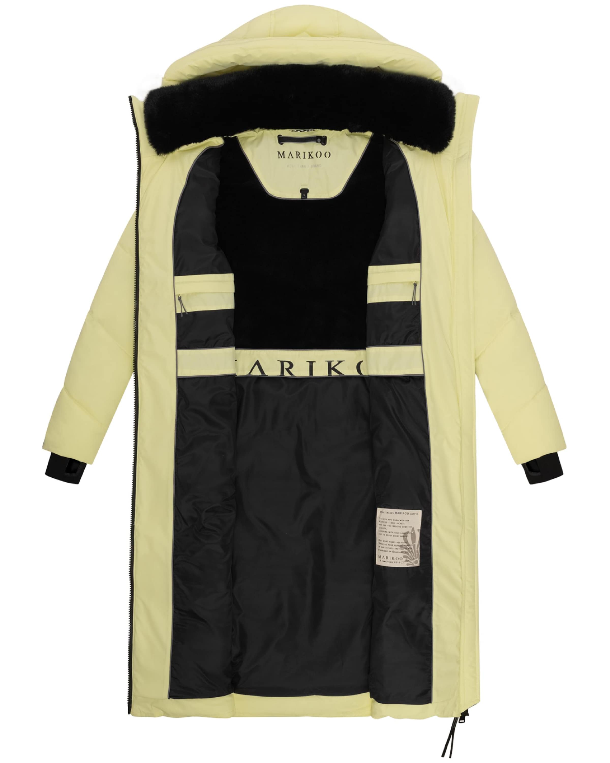 MARIKOO Winter coat 'Nadaree XVI' in Yellow