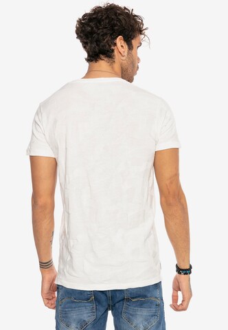 Redbridge T-Shirt 'Cedar Rapids' in Weiß