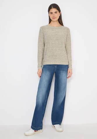 CECIL Pullover 'Space-dye' in Grün