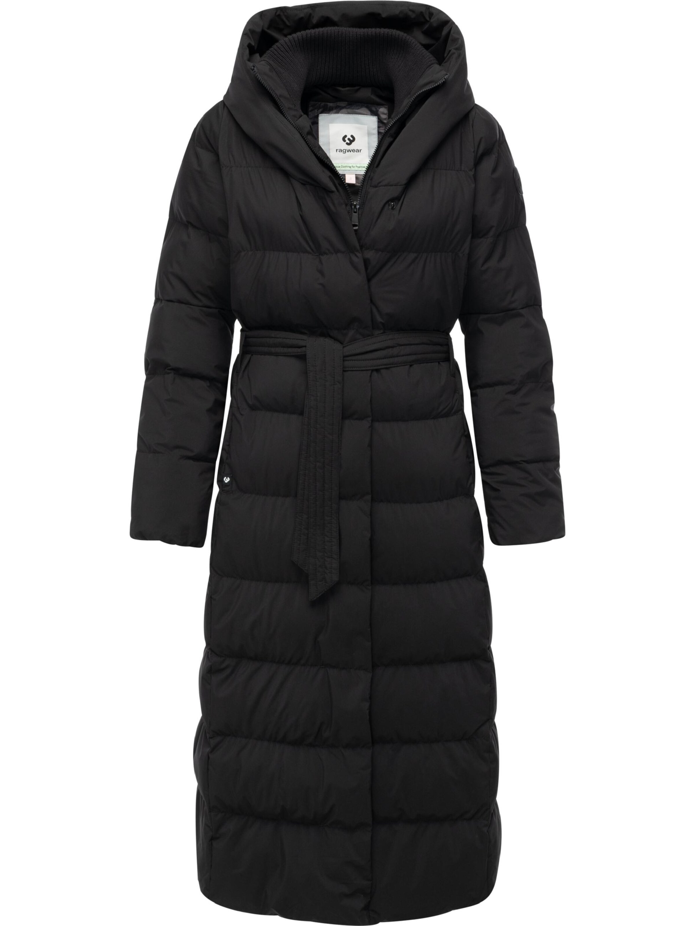 Ragwear Wintermantel 'Niani' in Schwarz