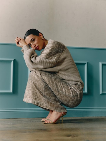 Gonna 'Loria' di Akala Studio in beige