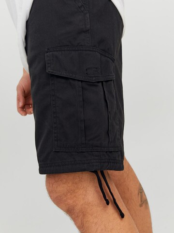 Jack & Jones Plus regular Παντελόνι cargo 'MARLEY' σε μαύρο