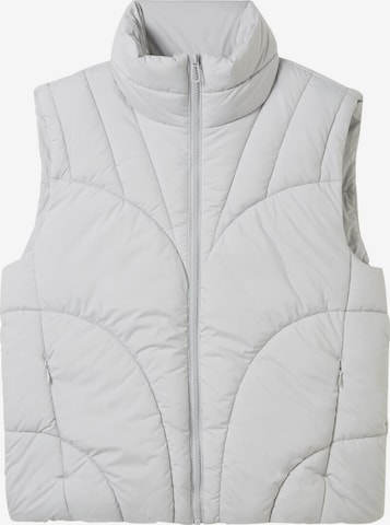 TOM TAILOR DENIM Bodywarmer in Grijs: voorkant