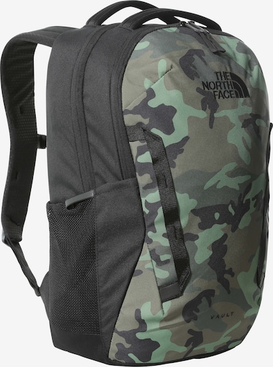 THE NORTH FACE Rucksack 'Vault' in khaki / dunkelgrün / schwarz, Produktansicht