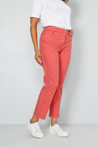 MIAMODA Regular Pants in Orange