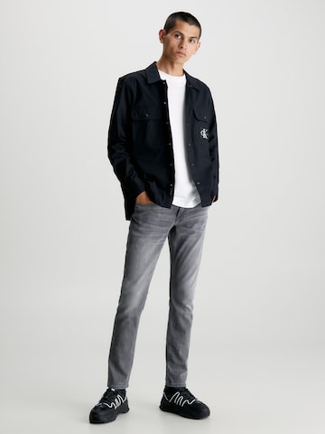 Calvin Klein Jeans Liibuv Teksapüksid, värv hall