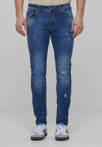 2Y Premium Skinny Jeans in Blau: predná strana