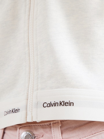 Regular Veste de survêtement Calvin Klein Jeans en beige